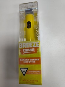 Breeze | Banana Orange Smoothie | 1g AIO Vape Cart