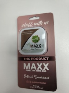 CHILL MEDICATED - Chill Medicated | Outback Sandalwood MAXX Body Rub | 2000mg