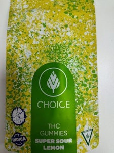 CHOICE LABS - Choice | Super Sour Lemon | Gummies | 100mg | HR