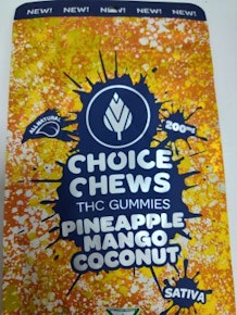 Choice | Pineapple Mango Coconut | 200 mg Gummies