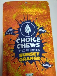 Choice | Sunset Orange | Sativa | Gummies | 200mg | HR