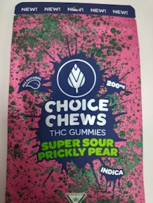 Choice | Super Sour Prickly Pear | 200 mg Gummies