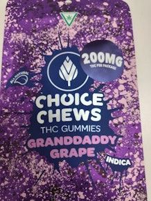 Choice | Granddaddy Grape | Indica | Gummies | 200mg
