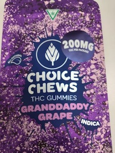 CHOICE LABS - Choice | Granddaddy Grape | Indica | Gummies | 200mg