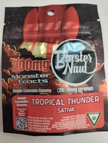 Monster X | Tropical Thunder Blasternaut | 10 mg Gummies