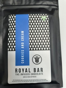 Royal Bar | Cookies and Cream | 200 mg Chocolate