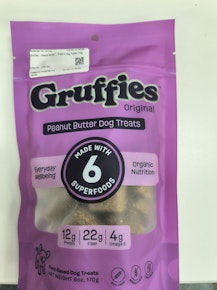 Gruffies | Peanut Butter | Original Dog Treats 170g