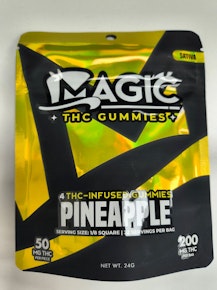 Magic | Pineapple | Gummies | 200mg