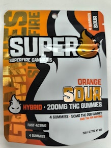Superfire | Sour Orange | 200 mg Gummies