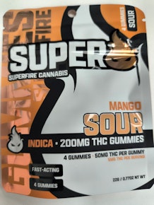 Superfire | Sour Mango | 200 mg Gummies