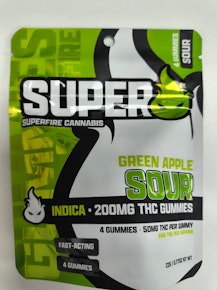 Superfire | Green Apple | 200 mg Edibles