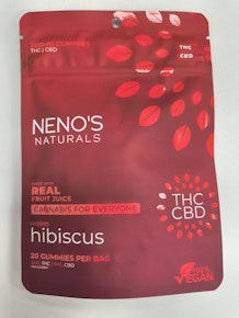 Nenos | Hibiscus | 100 THC 100 CBD | 200 mg