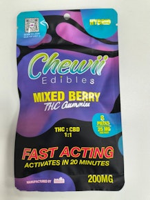 Chewii | Mixed Berry | 200 mg Gummies