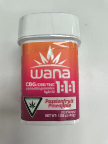Wana | Passionfruit Pineapple | 100 mg