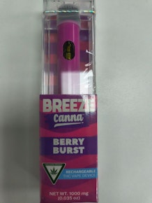 Breeze | Berry Burst | 1g AIO Vape cart