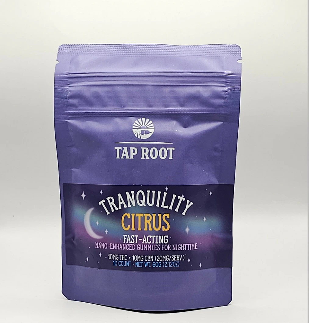 TAPROOT - Tap Root - Tranquility - 10mg THC : 10mg CBN x 10pk - Edible Main Image