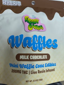 Fresh Canna | Milk Chocolate | 10pk Mini Waffle Cone