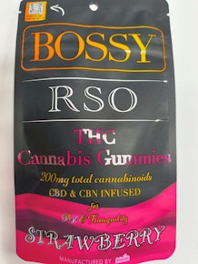 Bossy | Strawberry RSO | 200 mg Gummies
