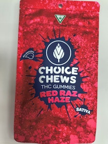 Choice | Red Raz Haze | Sativa | Gummies | 100mg