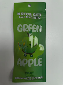MCC | Green Apple 1:1 | 1g AIO Vape Cart