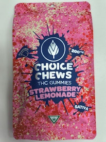 Choice | Sour Strawberry Lemonade | Sativa | Gummies | 200mg | HR