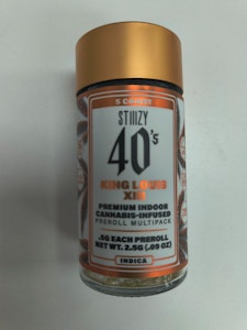 NO BRAND - STIIIZY | 40's | King Louis XIII | Infused Preroll | .5g 5pk