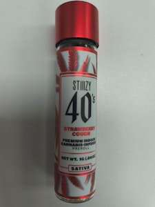 STIIIZY - Stiiizy | 40's | Strawberry Cough | Infused Preroll | 1g