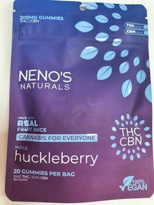 Nenos - Nenos | Huckelberry | 100 THC 100 CBN | 200 mg Gummies