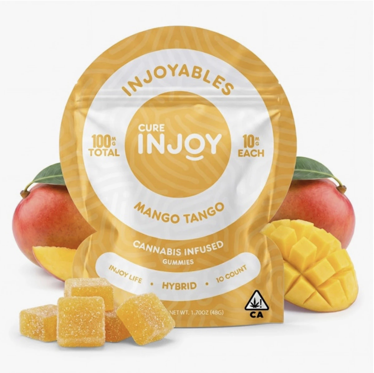 Cure Injoy - Cure Injoy - Mango Tango Gummies 100MG (H) Main Image