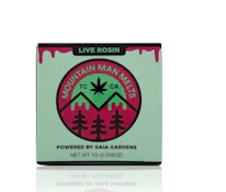 Mountain Man Melts - Concentrate - Live Rosin - Super Sour - 1g