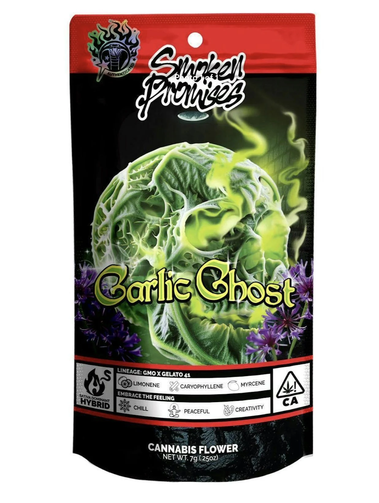 Smoken Promises - SMOKEN PROMISES - 7G Garlic Ghost (S) Main Image