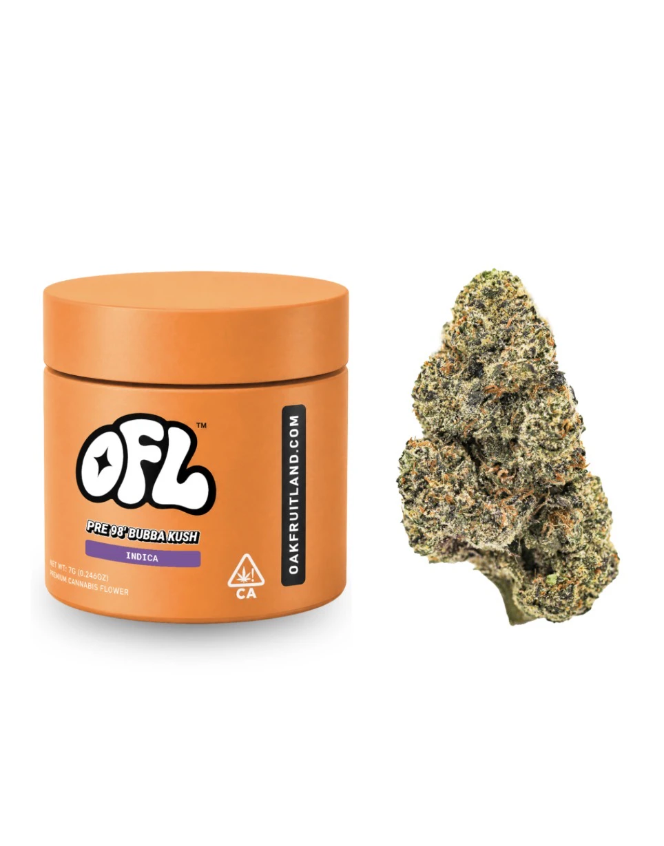 Oakfruitland (OFL) - Oakfruitland | Pre 98 Bubba Kush 7g White Label Main Image