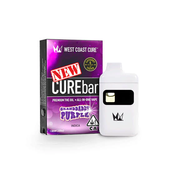 West Coast Cure - West Coast Cure - Disposable - Granddaddy Purple 1g Main Image