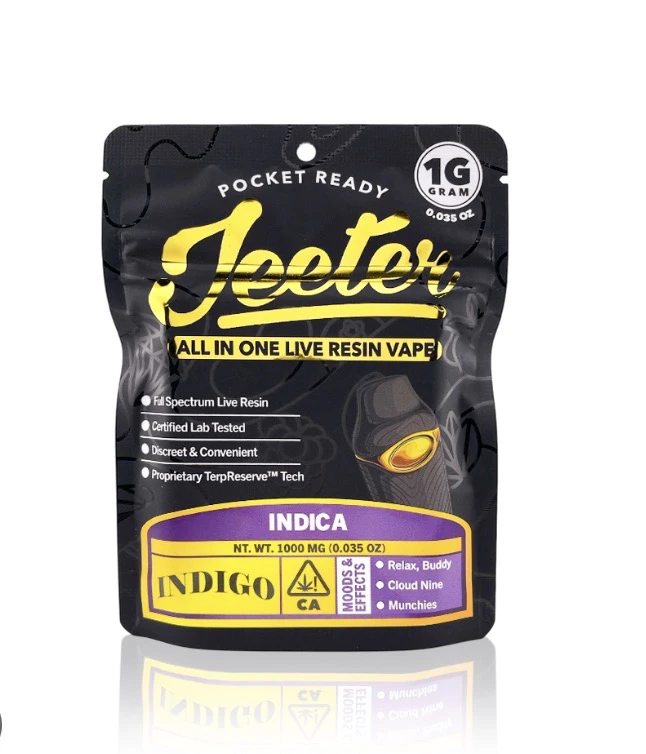 Jeeter - Jeeter - 1G Live Resin AIO Vape Indigo  (I) Main Image