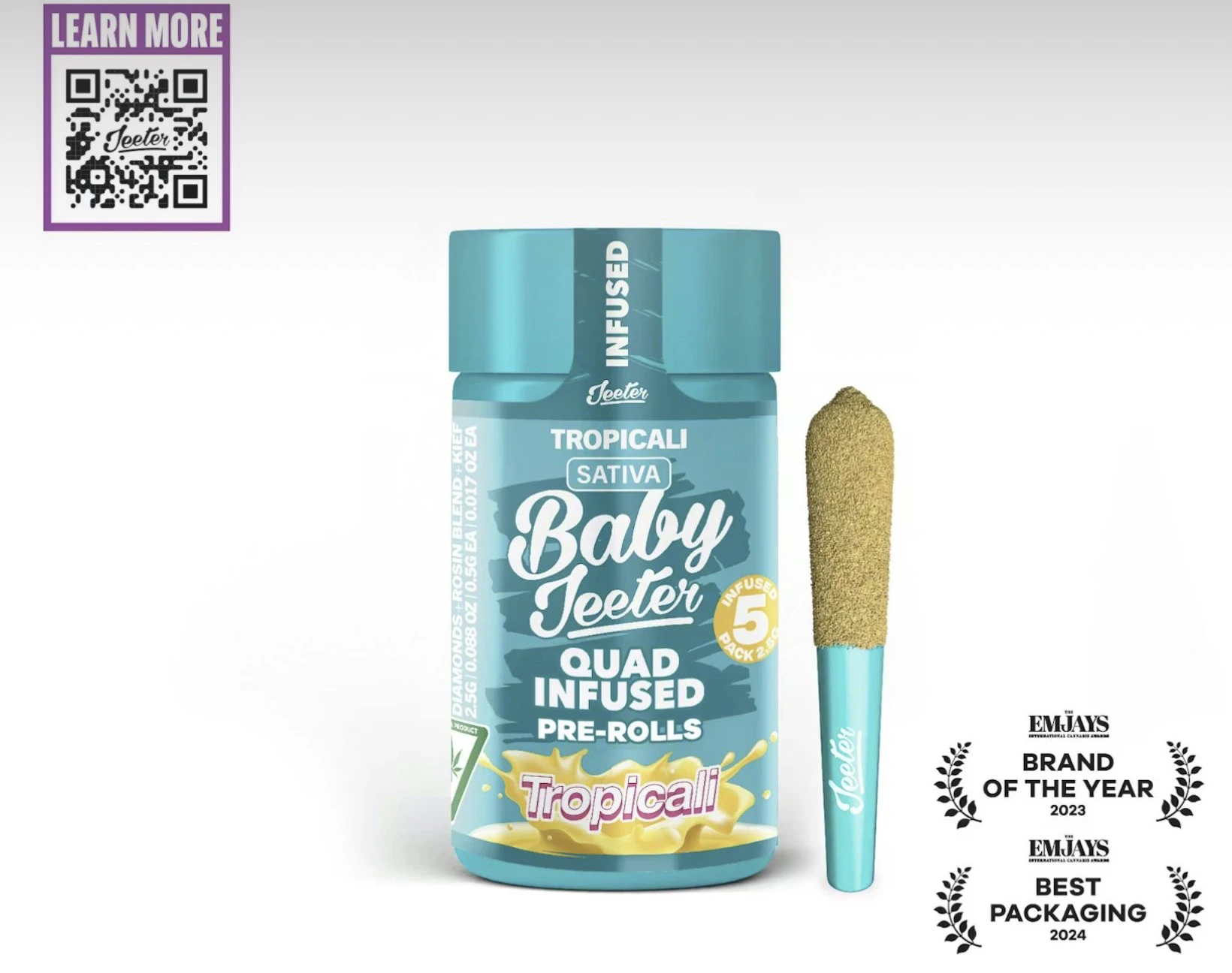 Jeeter - Jeeter - Baby Jeeter | Quad-Infused - Tropicali 2.5 Main Image
