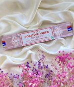 SATYA INCENSE - Positive Vibes 12pk