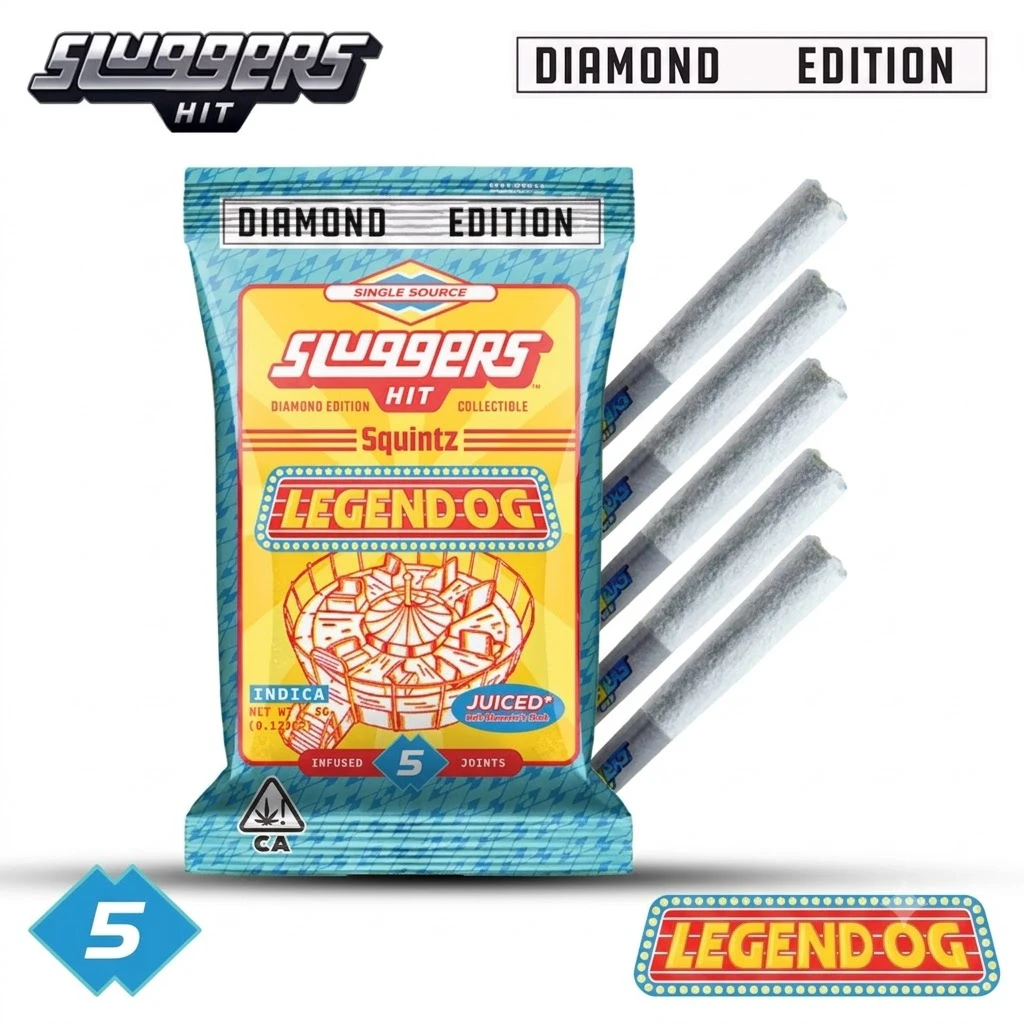 Sluggers Hit - Sluggers - Preroll - Infused - Legend OG - 5 Pack Main Image
