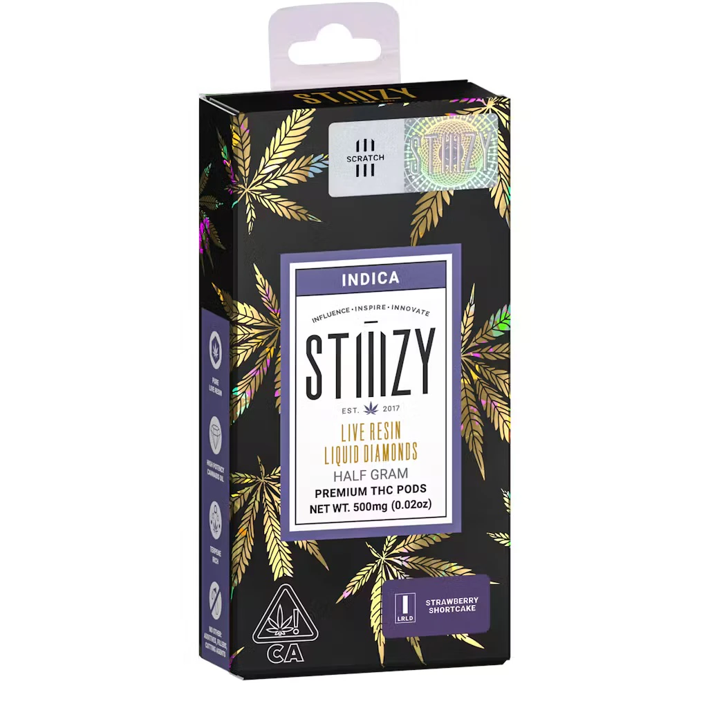STIIIZY - Stiiizy - Cartridge - Liquid Diamonds - Strawberry Shortcake - 0.5G Main Image