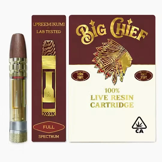 Big Chief - BIg Chief - Cartridge - Live Resin - Purple Payton - 1G Main Image