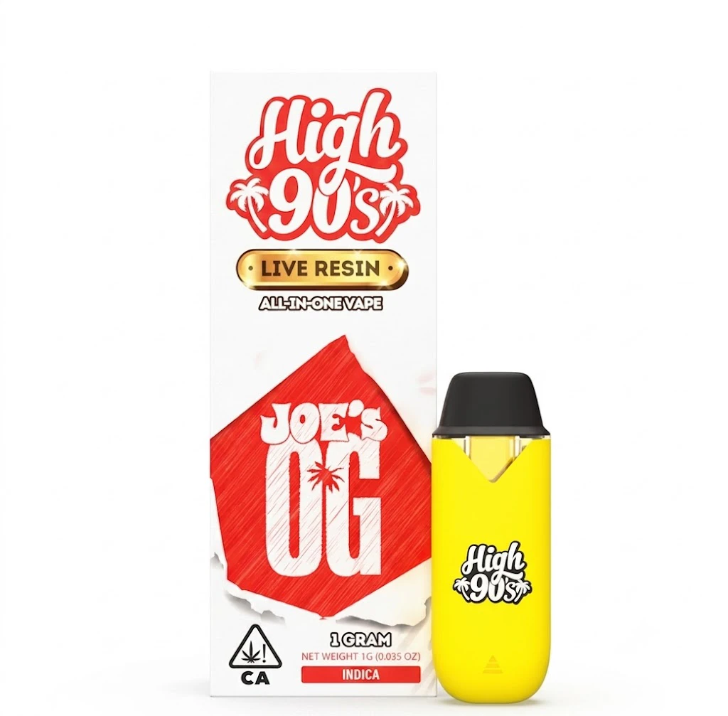 HIGH 90s - High 90s - Disposable - Live Resin - Joe's OG - 1g Main Image