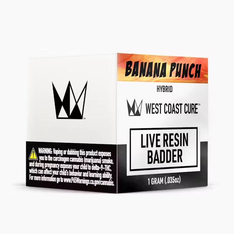 West Coast Cure - West Coast Cure - Badder - Banana Punch - 1G Main Image