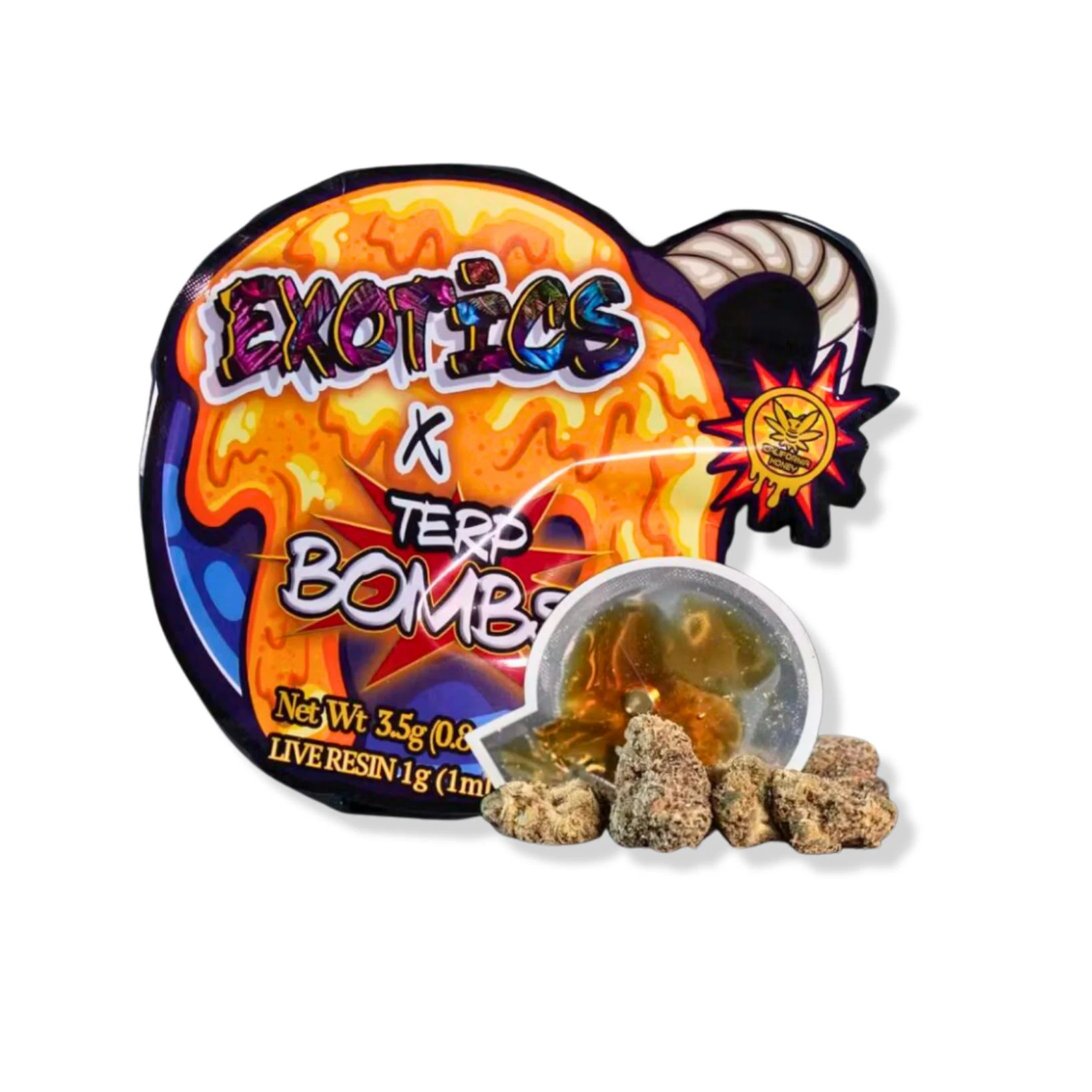 Cali Honey - Cali Honey | Blackberry X Runtz Terp Bomb | 3.5g Flower + 1g Live Resin Main Image