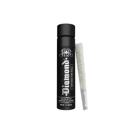 Heavy Hitters - Heavy Hitters - Preroll - Diamond Infused - Huckleberry Hill: Mountain Mist - 1g Main Image