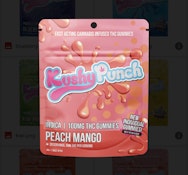 Kushy Punch 100mg Gummies - Peach Mango