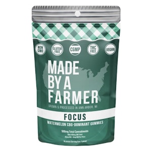 Made By A Farmer - Watermelon | Focus | CBG Nano Gummy | 500mg
