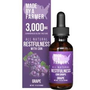 Made By A Farmer - Grape | Restful | CBN Tincture | 3000mg