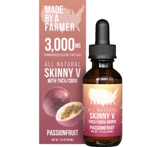 Made By A Farmer - Passionfruit | SkinnyV | THCV:CBDV Tincture | 3000mg