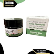 High Strength Lotion | Cucumber Melon | 2000mg