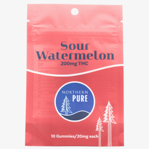 Northern Pure - Sour Watermelon Gummies | 200mg