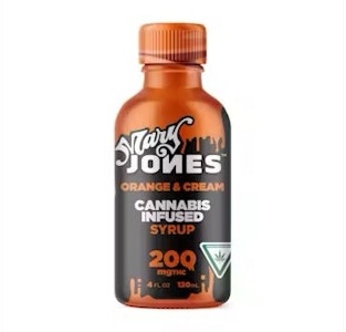 Mary Jones - MARY JONES | SYRUP | ORANGE & CREAM | 200MG